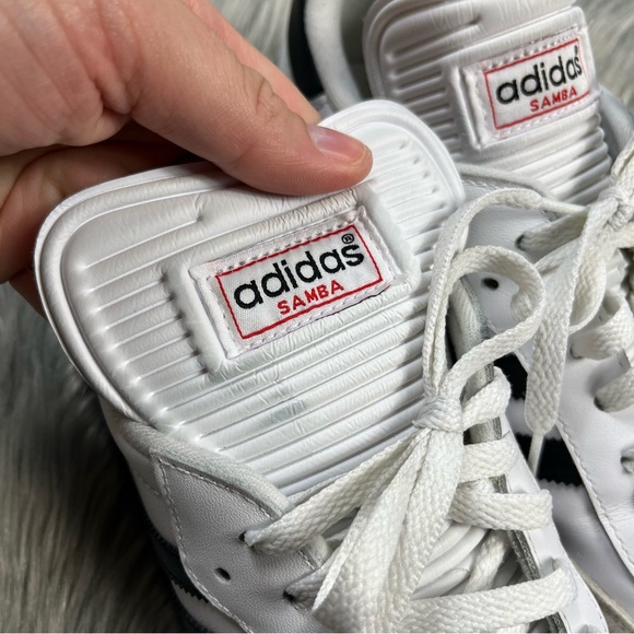 Adidas classic samba indoor soccer shoes white size 10.5 - Picture 3 of 16